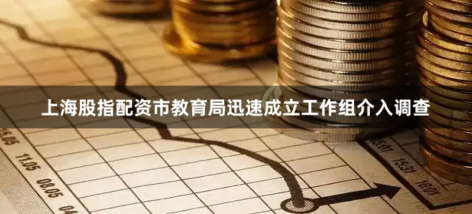 上海股指配资市教育局迅速成立工作组介入调查