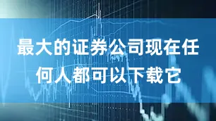 最大的证券公司现在任何人都可以下载它