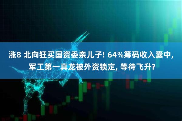 涨8 北向狂买国资委亲儿子! 64%筹码收入囊中, 军工第一真龙被外资锁定, 等待飞升?